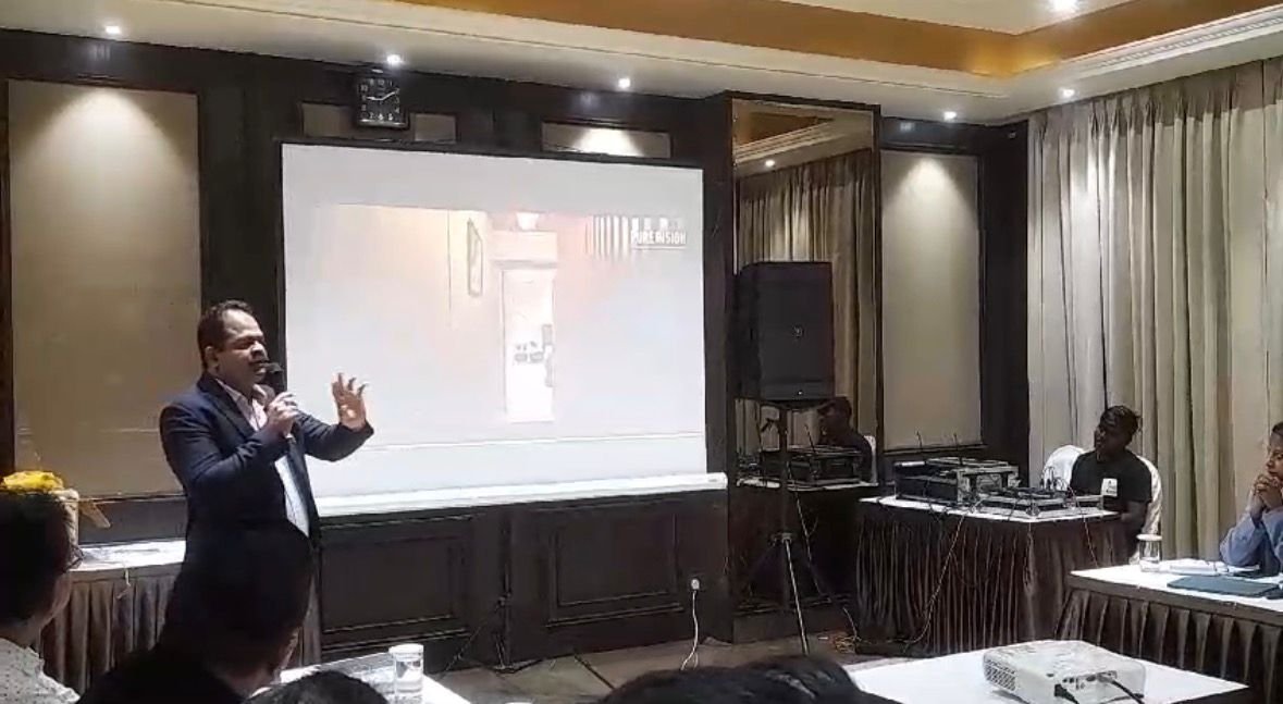 Chairman Mr. Dinesh Gije at Board Meeting